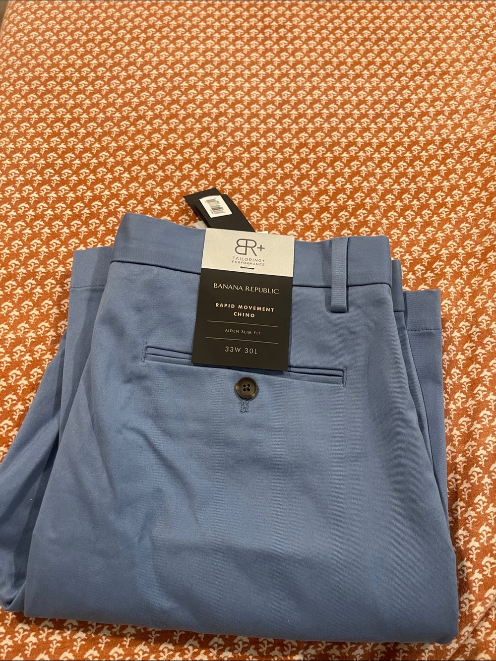 Banana Republic Rapid Movement Chino Pants - Sky Blue